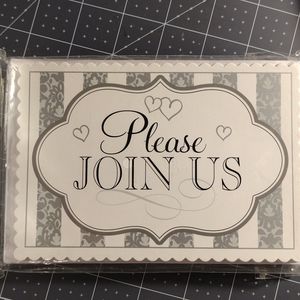 Wedding or Engagement Invitations New Unopened with Envelopes